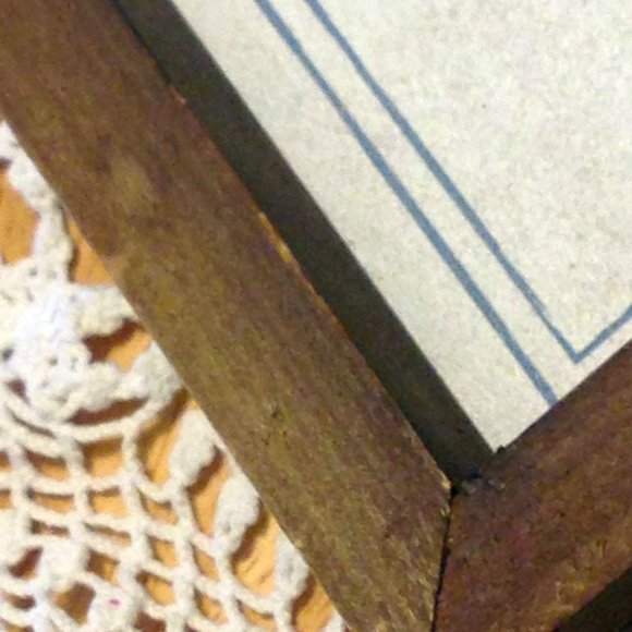 Distressed look bathroom wall art - Picture 6 of 8